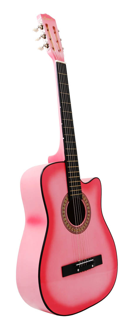 pink guitar